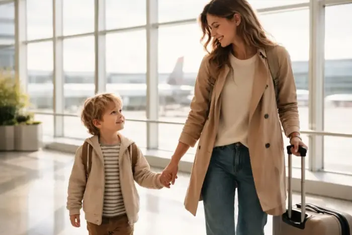 Első repülés gyerekkel – stresszmentes utazás szülőknek