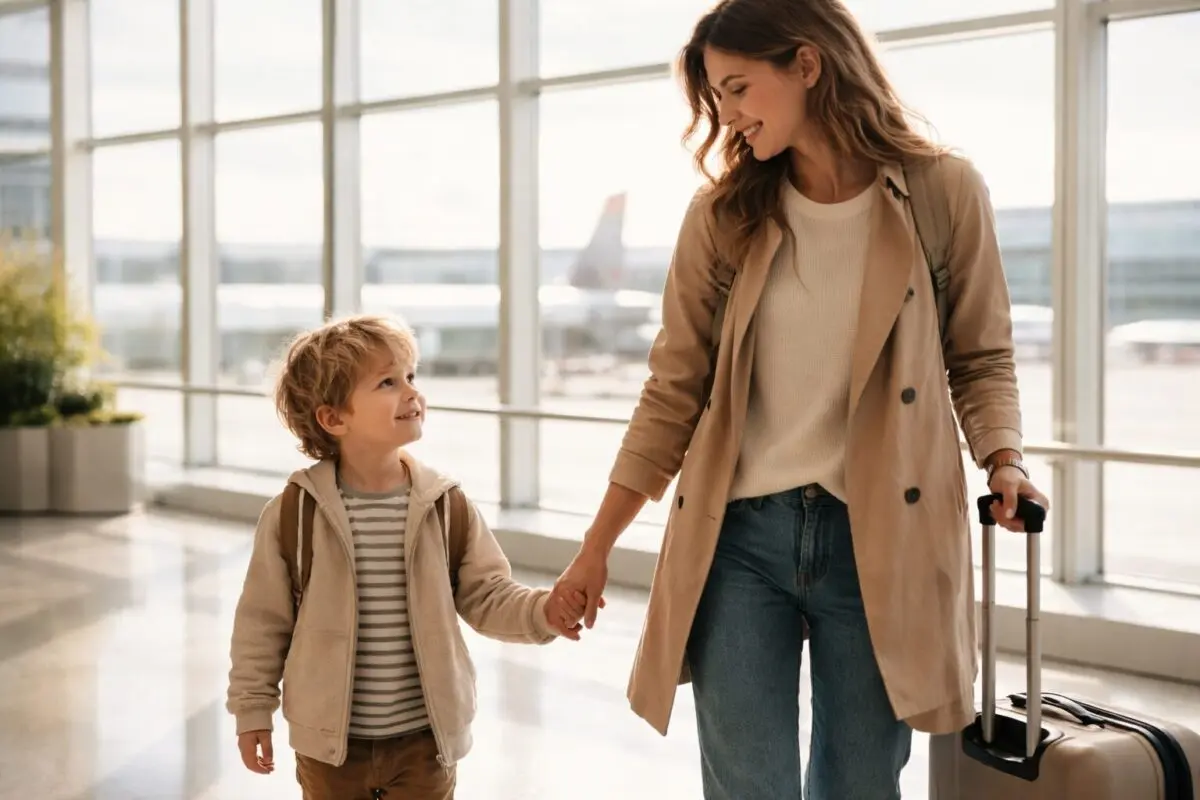 Első repülés gyerekkel – stresszmentes utazás szülőknek