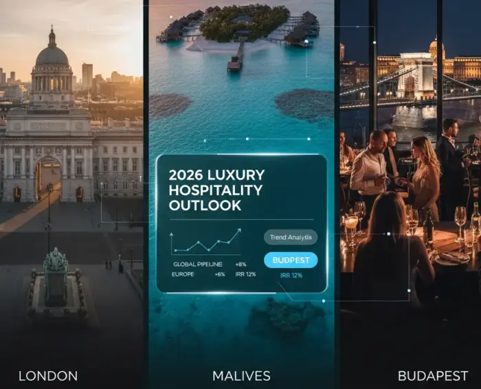 2026 szállodanyitások – luxuspiaci befektetési trendek és IRR elemzés