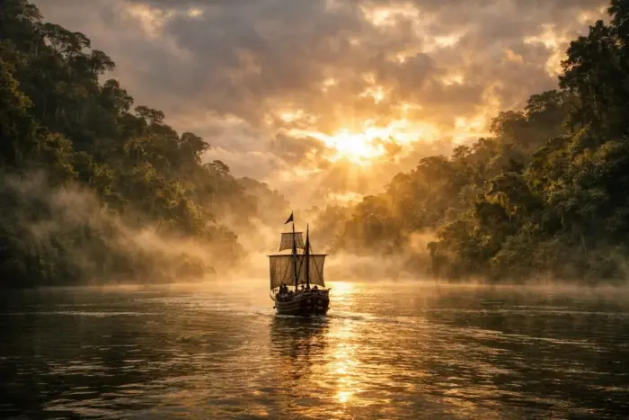 Az Amazonas felfedezése – Orellana hajója a dzsungelben