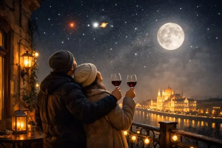 Február égi jelenségei 2026 – erkélyről csillagászat Budapesten, bolygóegyüttállások és Merkúr láthatósága februárban, Vénusz és Szaturnusz együttállása, Mars és Plejádok találkozása, hajnali bolygóegyüttállás, amatőr csillagászat február, mikor érdemes kilépni az erkélyre csillagokat nézni.