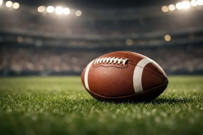 Super Bowl 2026 amerikai futball labda stadionban