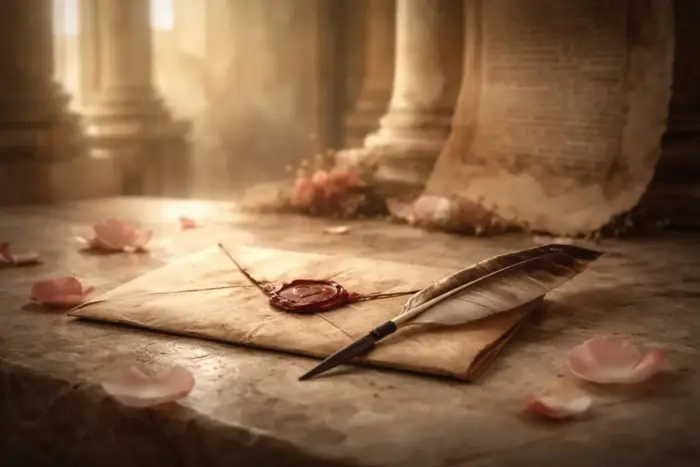 A Valentin-nap története – Történelmi hangulatú illusztráció