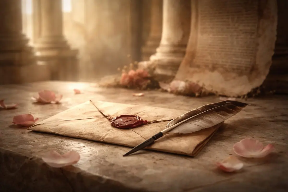 A Valentin-nap története – Történelmi hangulatú illusztráció