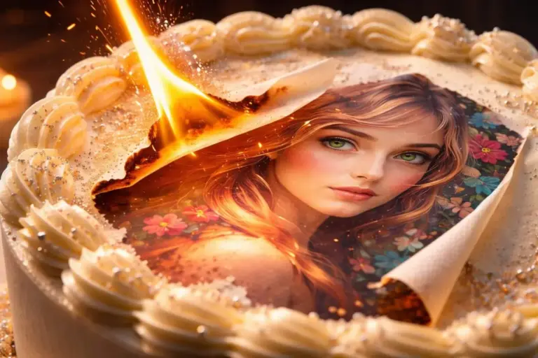 Burn Away torta készítése Namaya Navaratnarajah stílusában