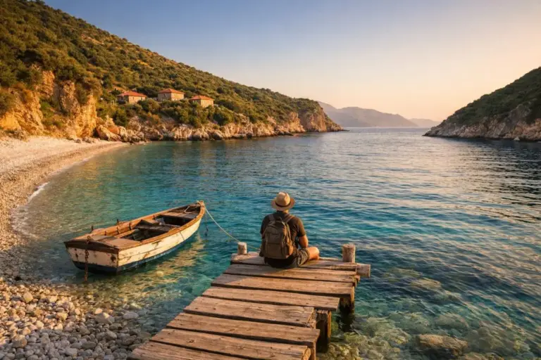rejtett úti célok Európában Albánia érintetlen tengerpartján